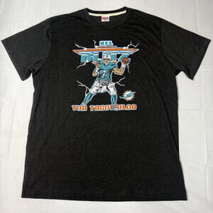 Homage Tua Tagovailova NFL Blitz Miami Dolphins T-Shirt Men's XL